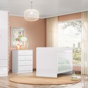 Cuna 2 en 1 Laberinto Blanco