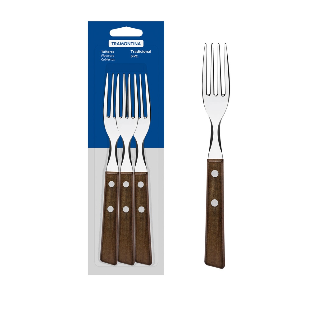 Juego 3 tenedores mesa