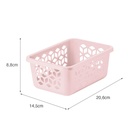 Canasto organizador rosa 1.5L