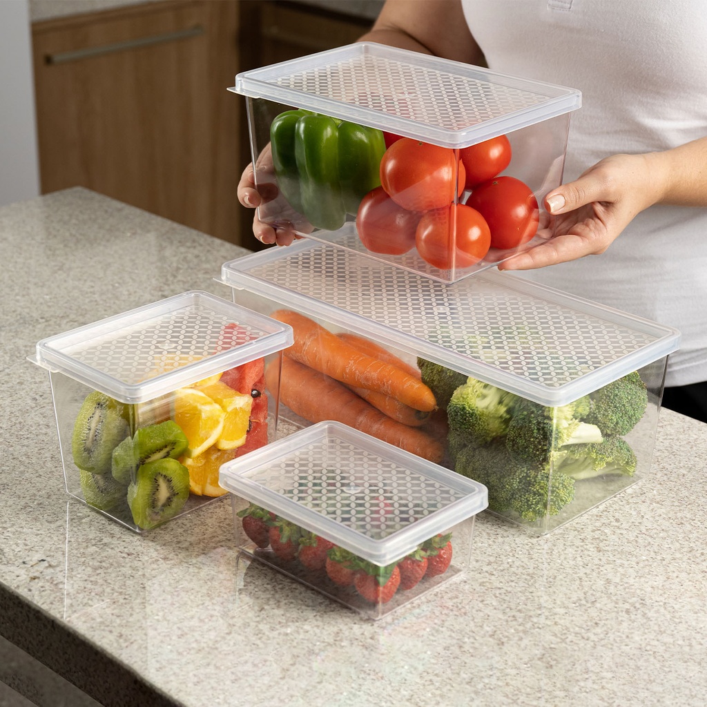 Contenedor alimentos con tapa 4.5L