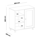 Bufett Charlotte - Roble/Menta