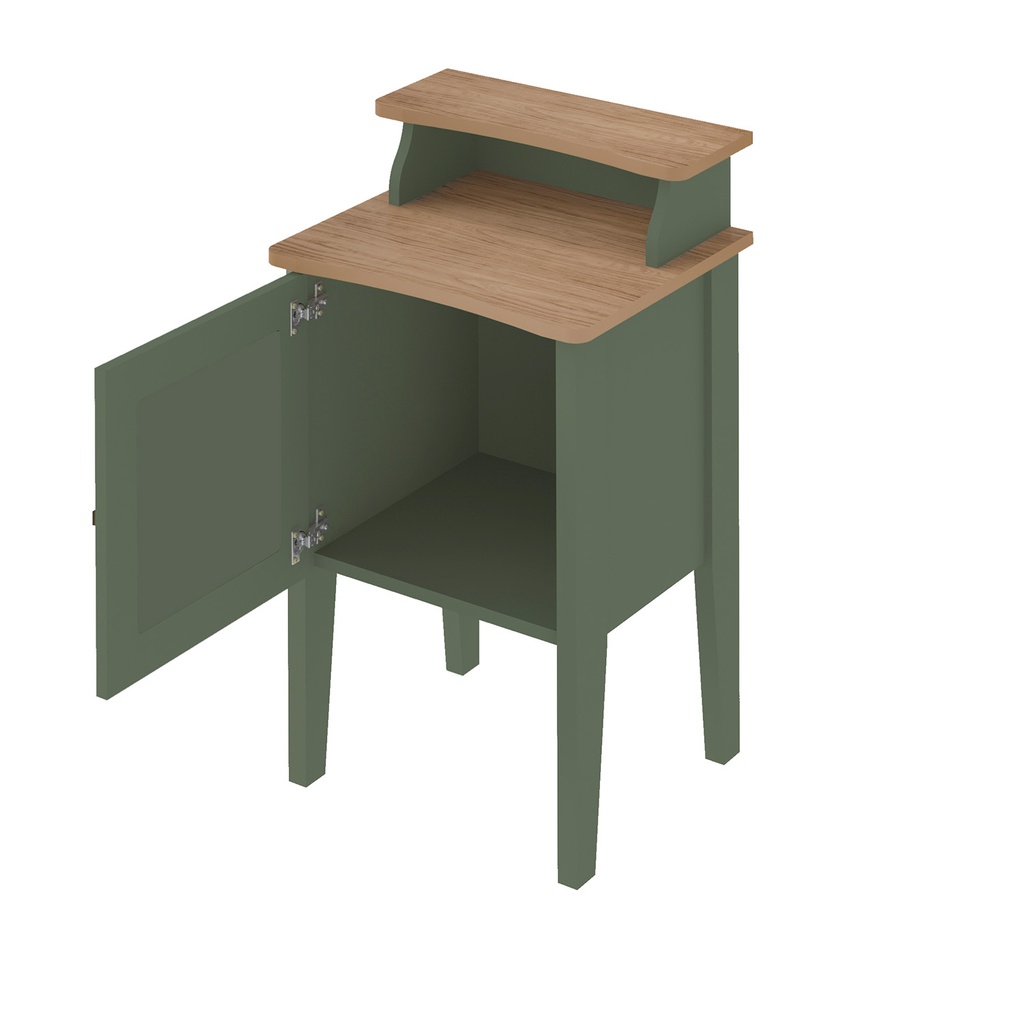 Mesa de apoyo Charlotte - Roble/Menta