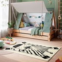 Alfombra kids cebra 120x160cm