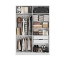 Closet modular 4 puertas 158cm