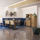 Escritorio Teca Italia 123cm