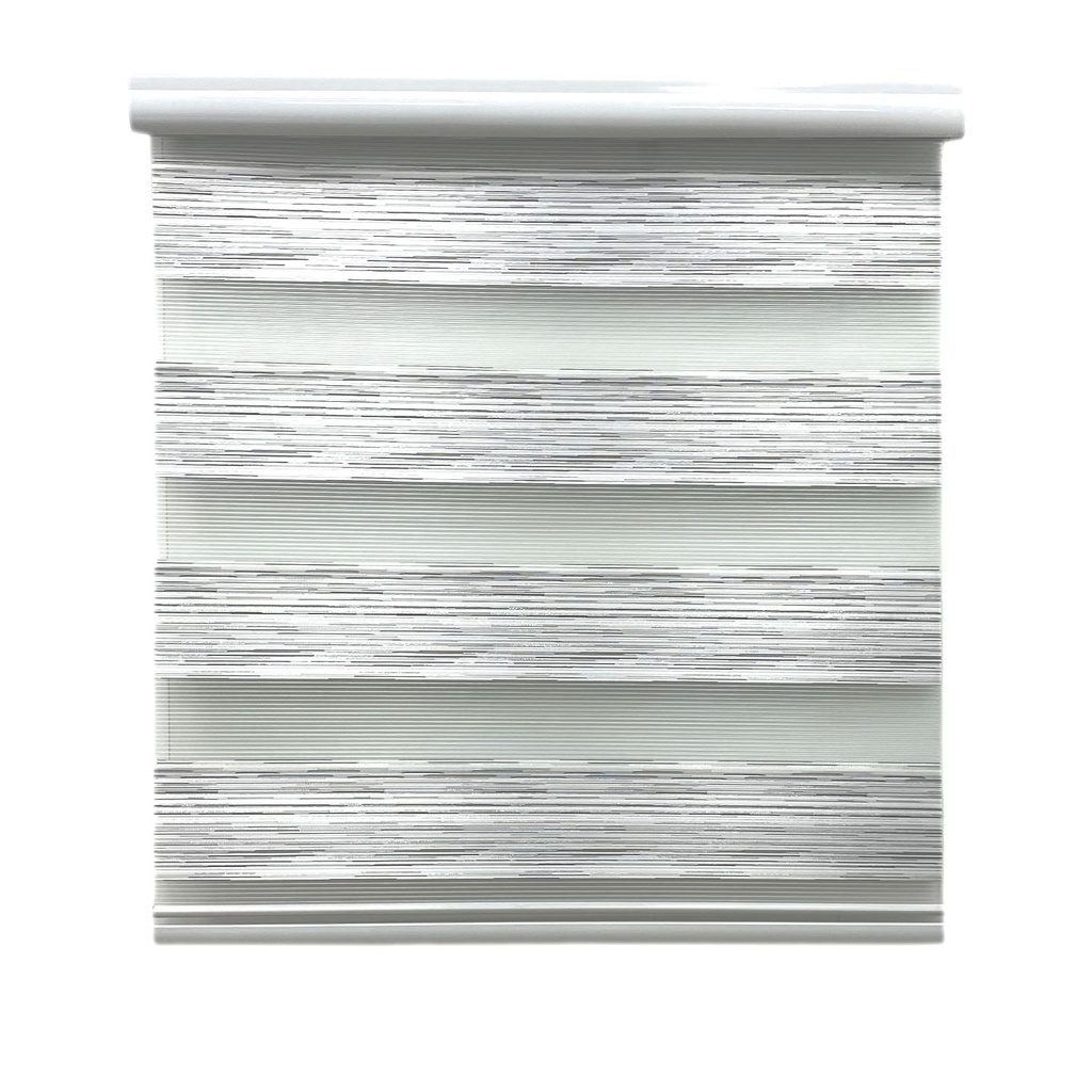 Cortina roller duo Jasp. plata Cl98182  100x180cm