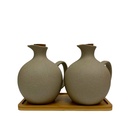 Alcuza cerámica 2 piezas 500ml