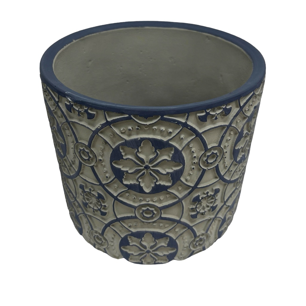 Macetero cemento Marrakech 15cm