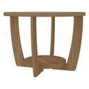 Mesa centro Curve café