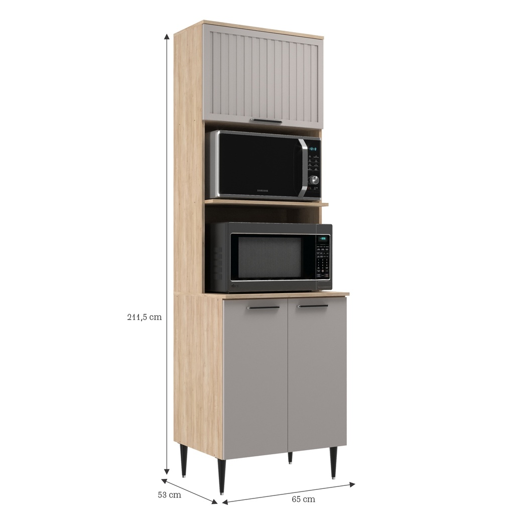 Mueble horno Amalia 3 puertas 65cm