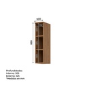 Aéreo especiero Requinte 20cm