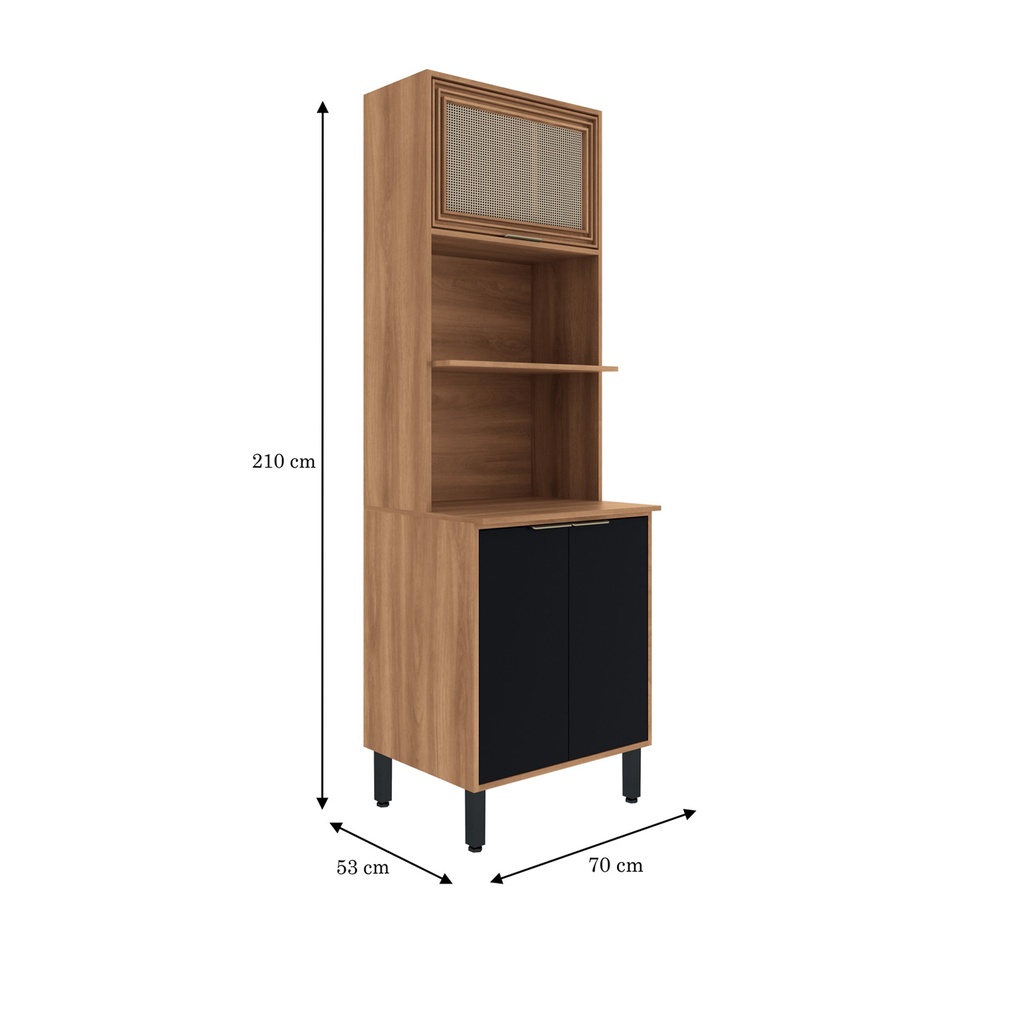 Mueble horno Thalita 3 puertas 70cm