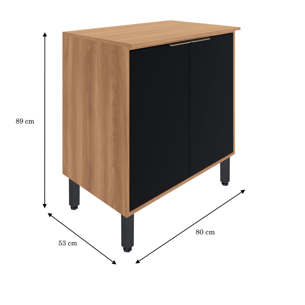 Base cocina Thalita 2 puertas 80cm