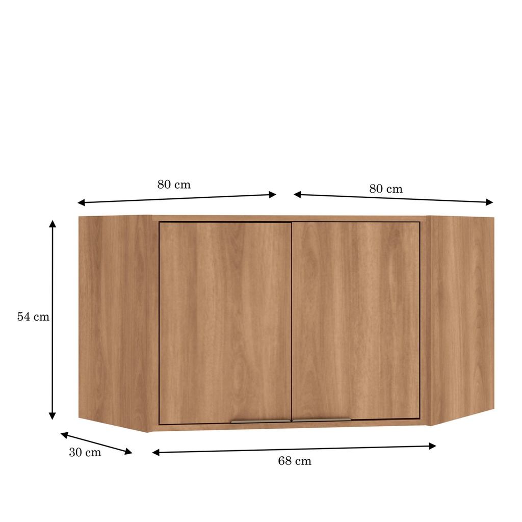 Aéreo esquinero cocina Thalita 80cm