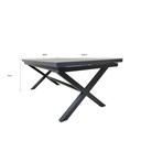 Mesa Terraza extensible Lucca 152/200cm