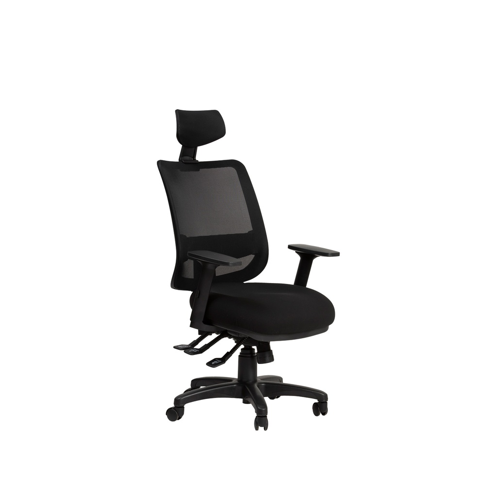 Silla oficina alta Saga negro