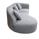 Sofá seccional Reims gris oscuro