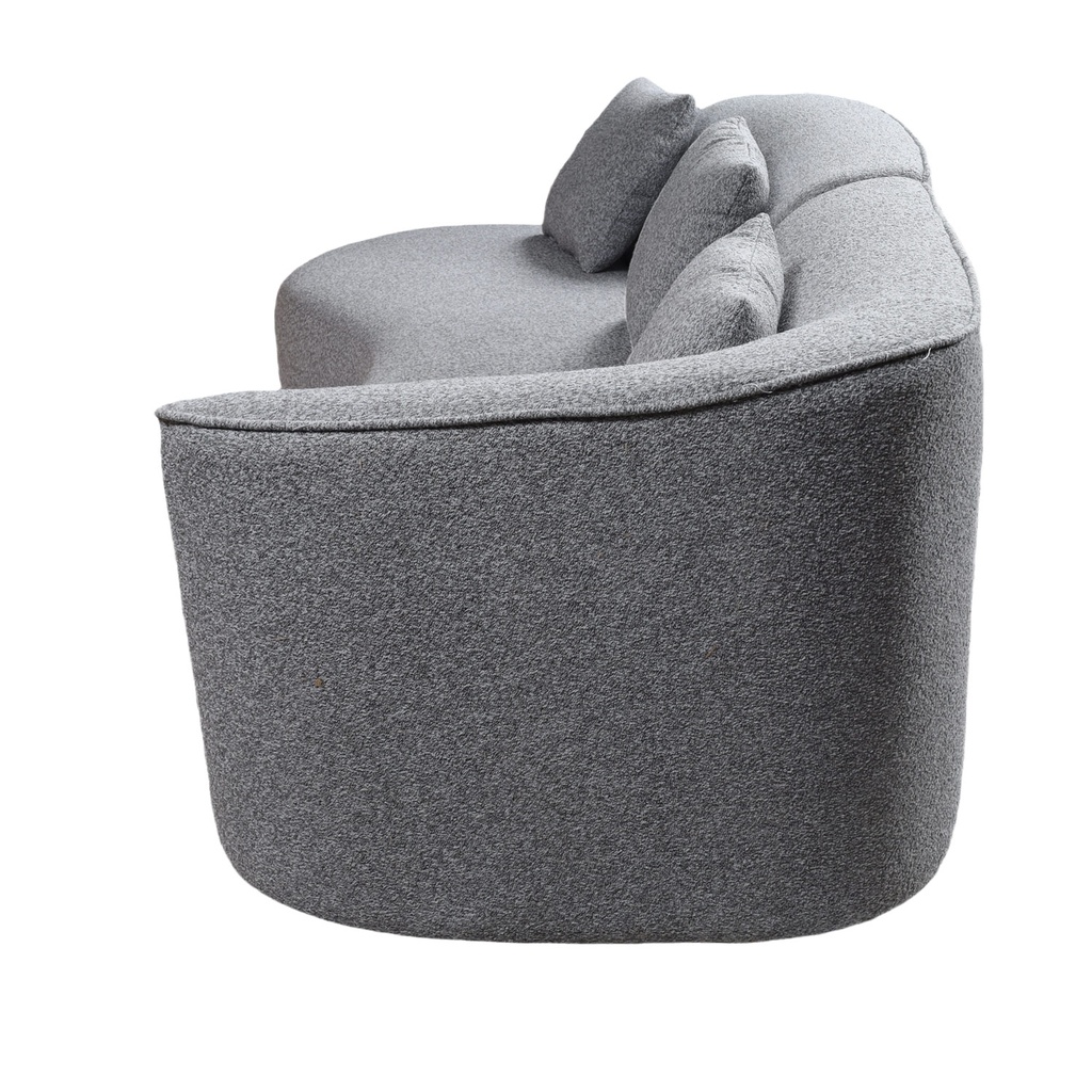 Sofá seccional Reims gris oscuro