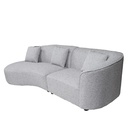 Sofá seccional Reims gris oscuro