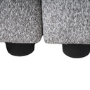 Sofá seccional Reims gris oscuro