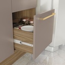 Base cocina Botanic verde 2 puertas 120cm