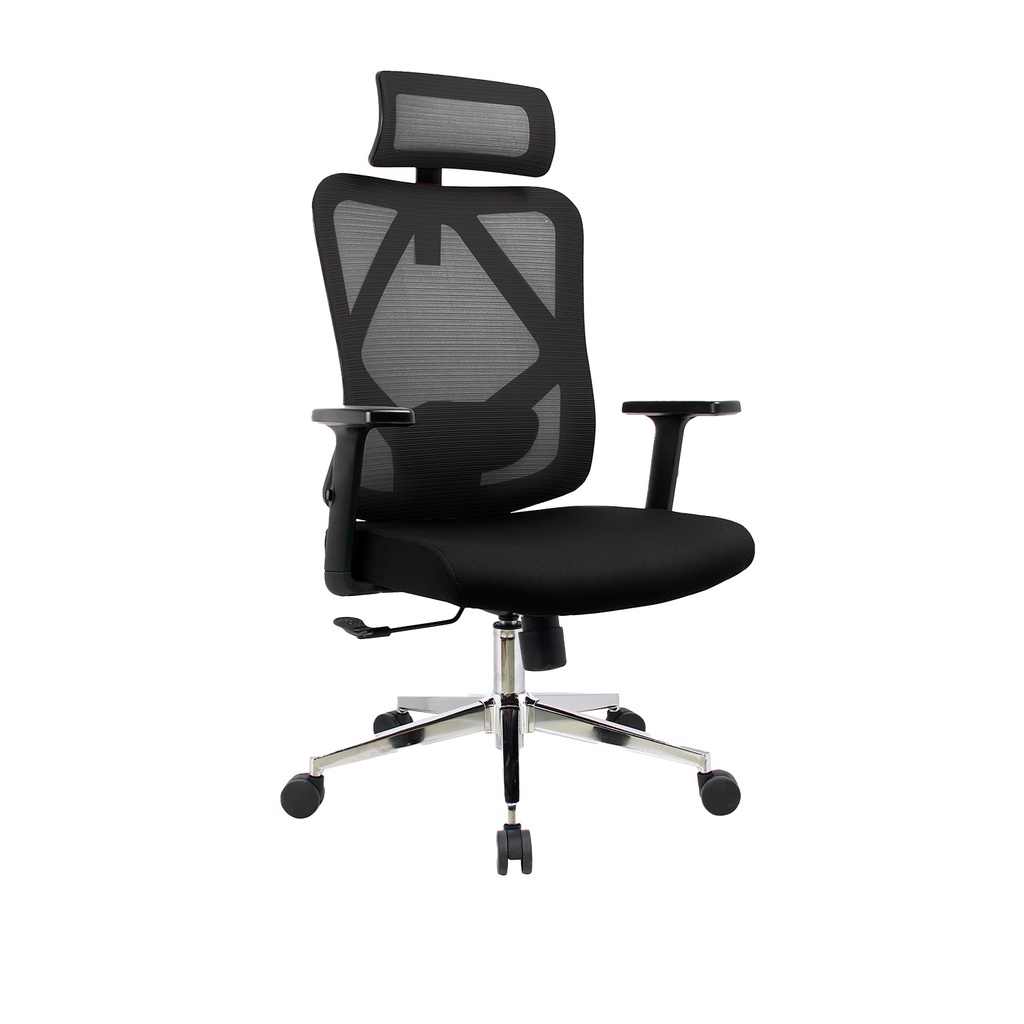 Silla oficina Tacora cromada negro