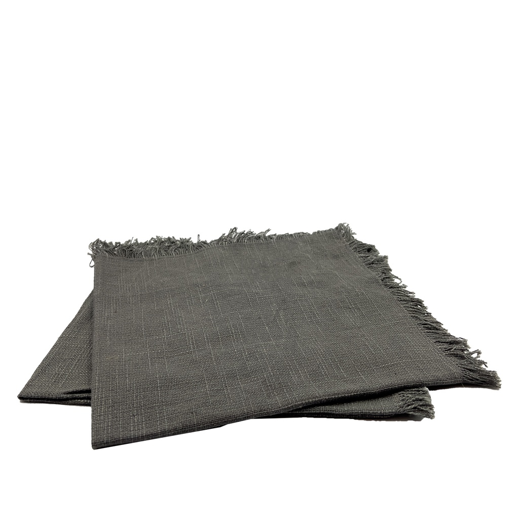 Set 2 Servilletas Gris 45x45cm 