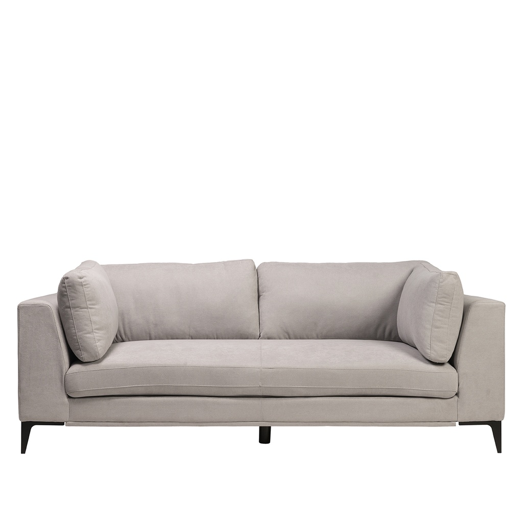 Sofá 3 cuerpos Alara gris claro