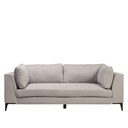 Sofá 3 cuerpos Alara gris claro