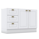 [230018937] Base cocina Americana blanco 120cm