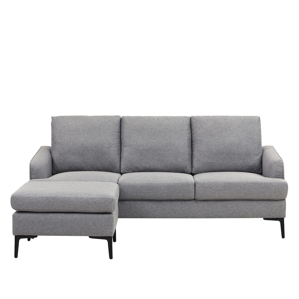 Sofá seccional Mauricio gris claro