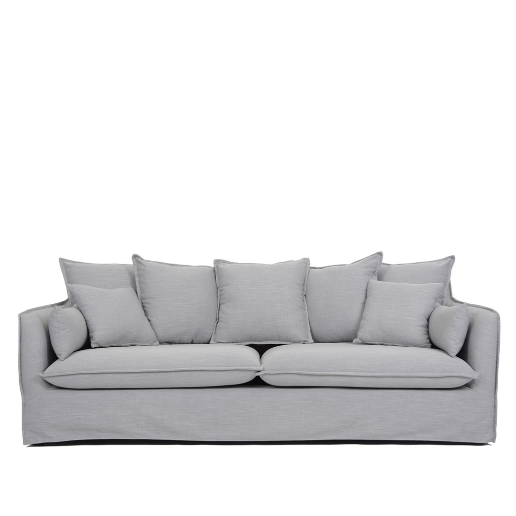 Sofá 3 cuerpos Hobart gris