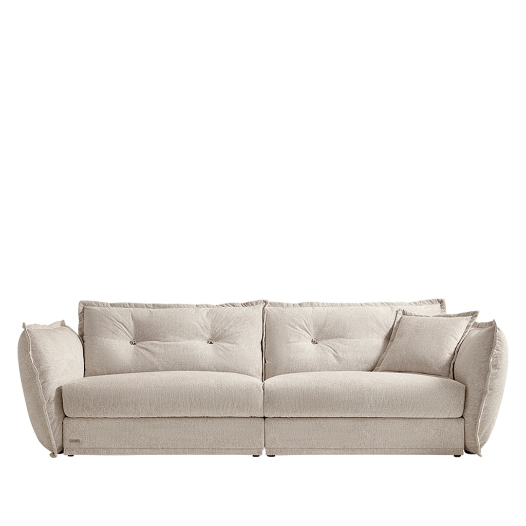 Sofá 3 cuerpos Larisa blanco