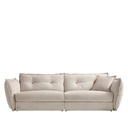 Sofá 3 cuerpos Larisa blanco