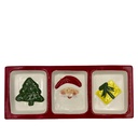 Pocillo navidad 28,5x12cm triple