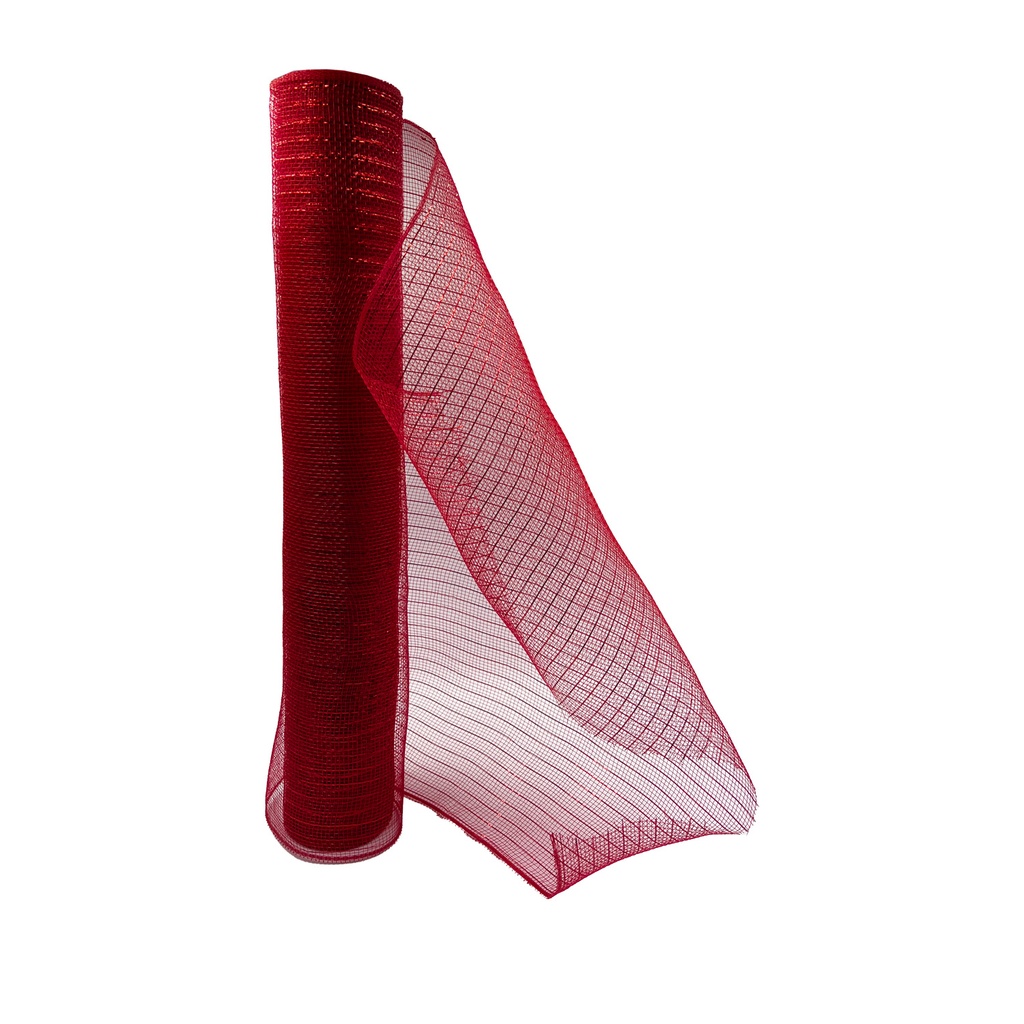 Malla navidad 52x915cm rojo