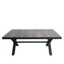 Mesa terraza Ravello cerámica gris 180cm