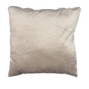 Cojín 45x45cm velvet gris