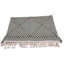 Alfombra 160x230cm Boho rombos BN