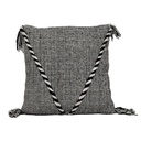 Cojín 45x45cm boho BN