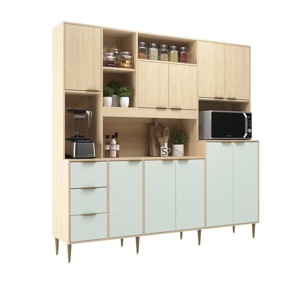 Cocina compacta Fernanda menta