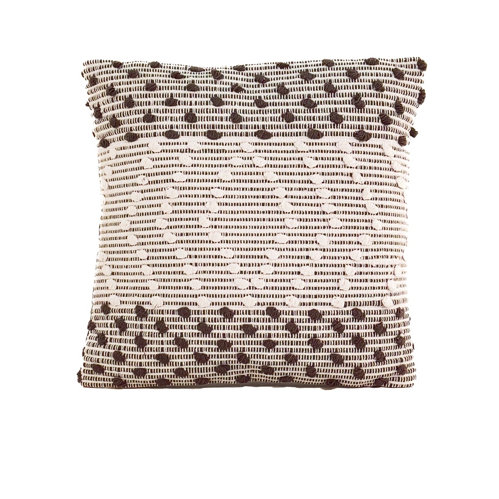 Cojín 45x45cm rombos puntos