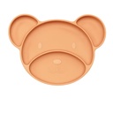 Plato infantil silicona con ventosas 24x17 cm