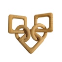 Cadena madera cuadrada 12x49 Natural