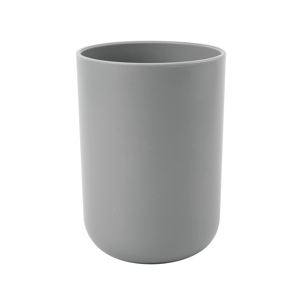Vaso plástico gris 6,5x10cm