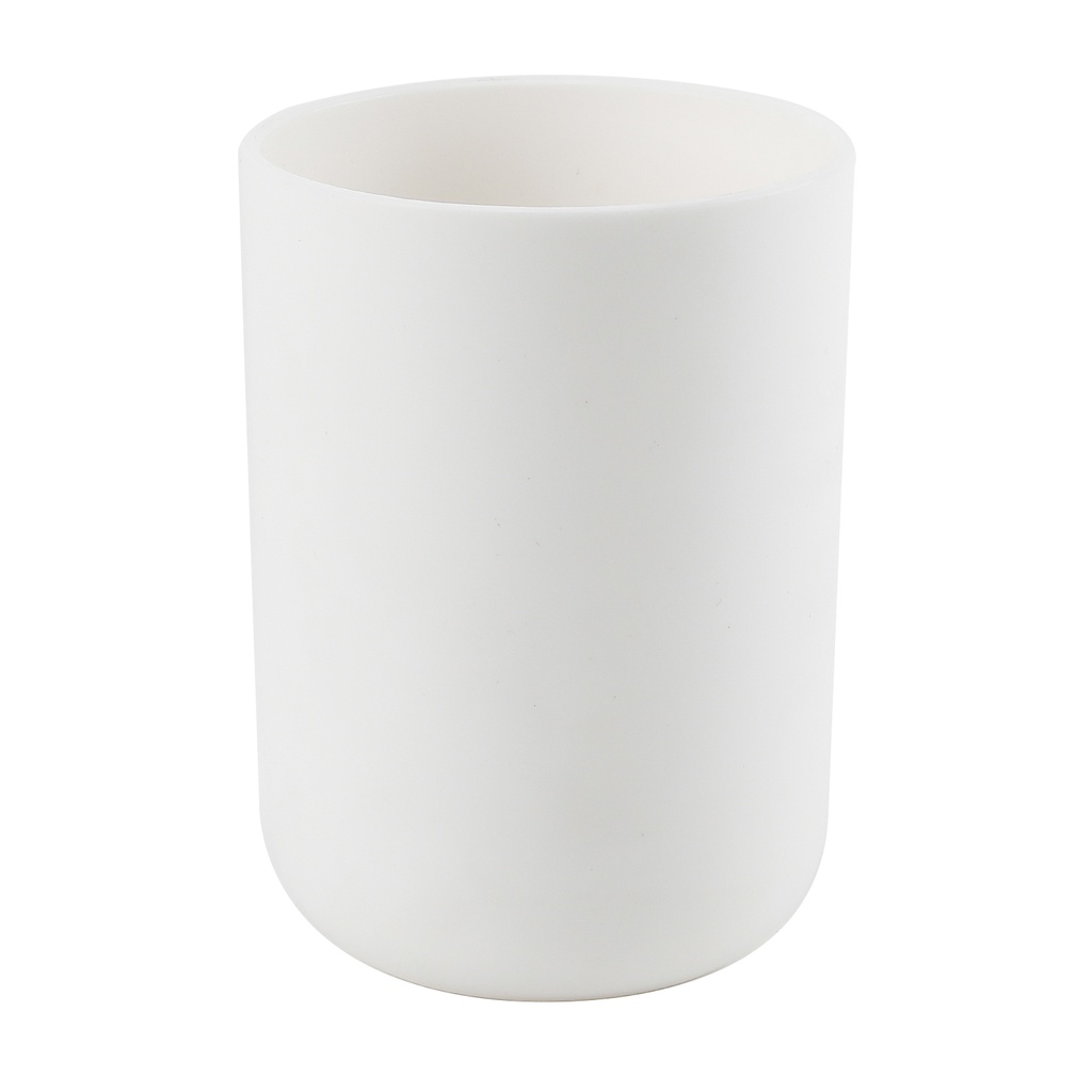 Vaso plástico blanco 7,5x10,3cm