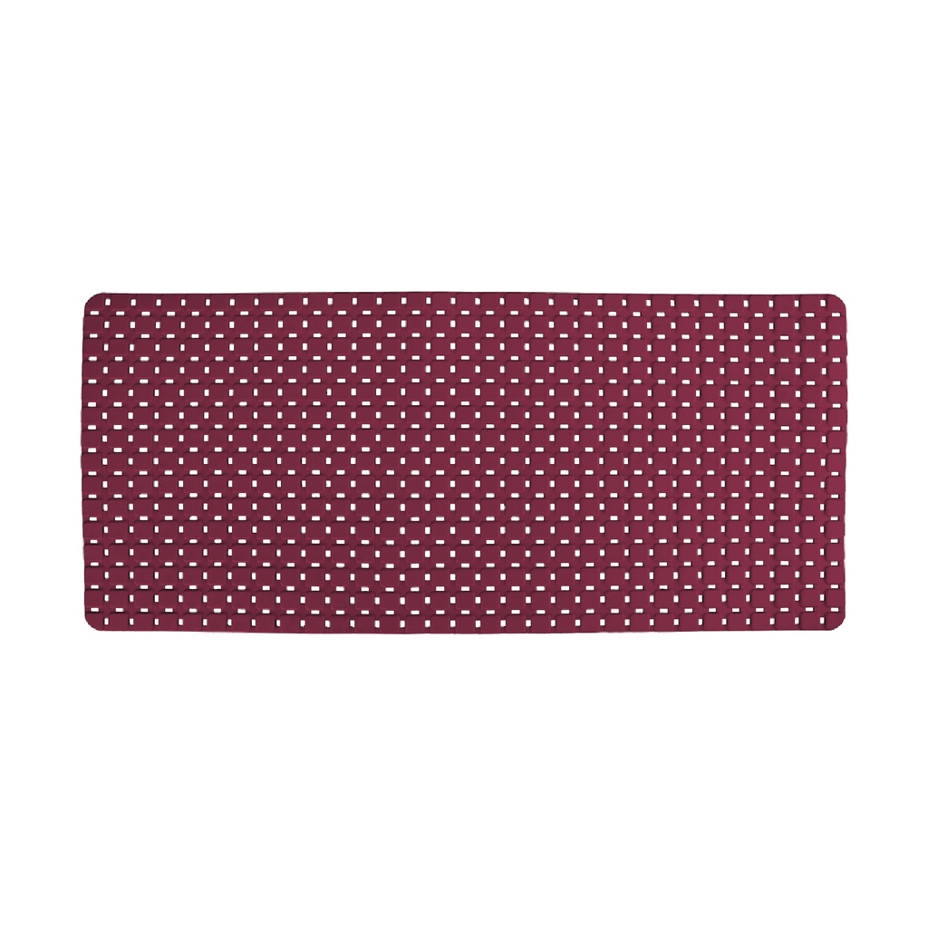 Antideslizante tina burdeo 78x35cm