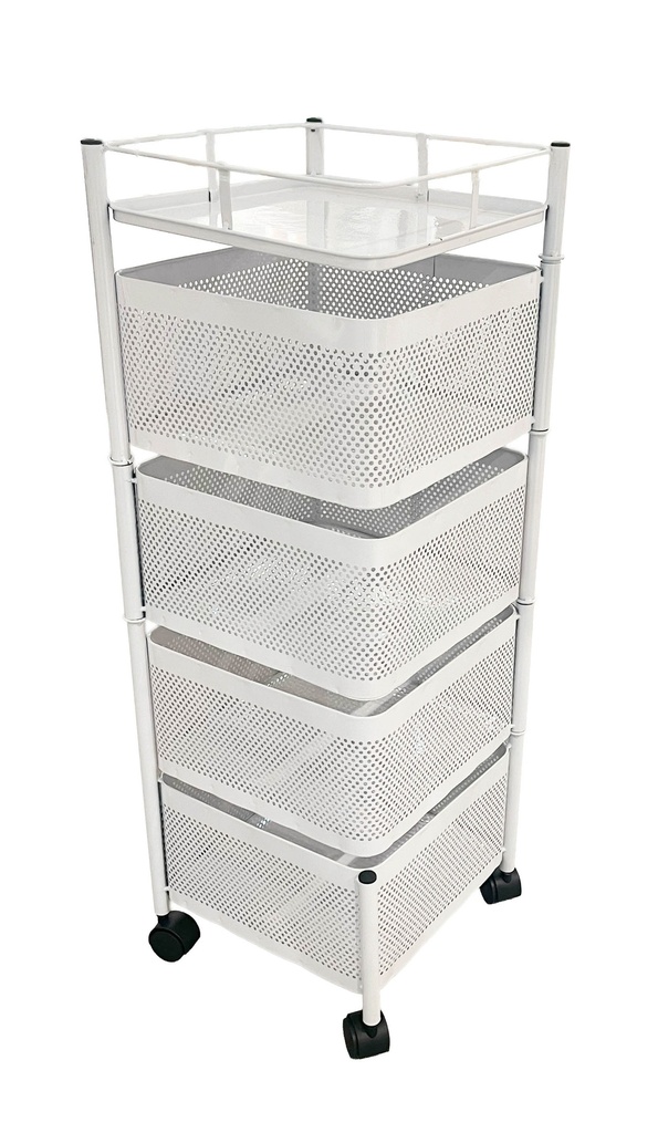 Carro organizador 4 canastos