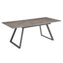Mesa comedor extensible Shelton gris