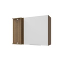 [230040626] Aéreo esquinero Stella blanco 1 puerta 94cm